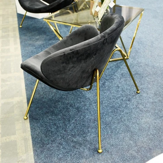 Кресло Major Velvet Серый / Золотой MAJORV14ZL 6