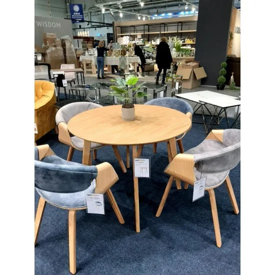 Стул Dakota Velvet Морской / Дуб DAKOTAVDMO 9