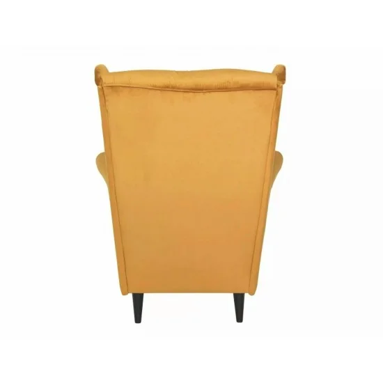 Крісло HARRY VELVET карі BLUVEL 68 / венге HARRYV68W 4