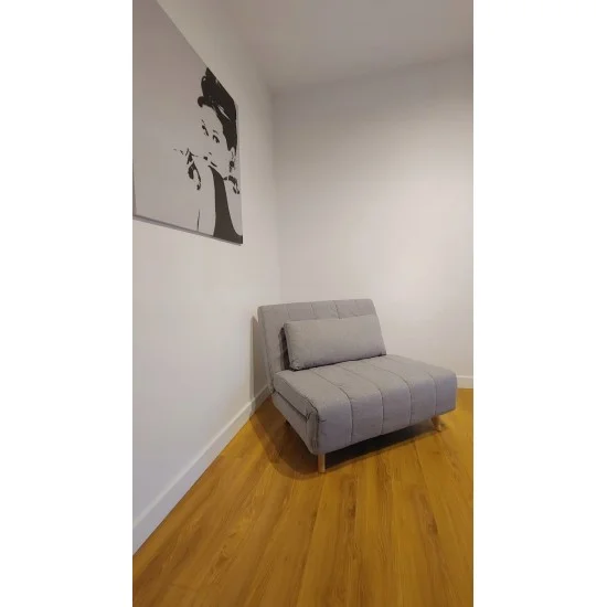 Крісло BILLY сірий TAP.137 / бук BILLYSZ 2