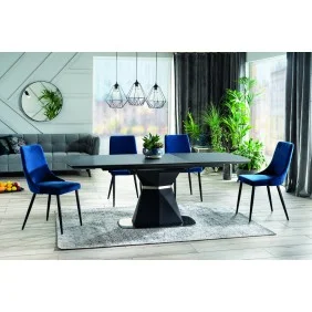 Стол обеденный раскладной Cortez 160(210)x90 см Серый / Антрацит (CORTEZAT160) CORTEZAT160