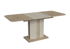 Обідній стіл розкладний CRYSTAL D/S 120(180)х80 дуб кремона котта/стоун бейж