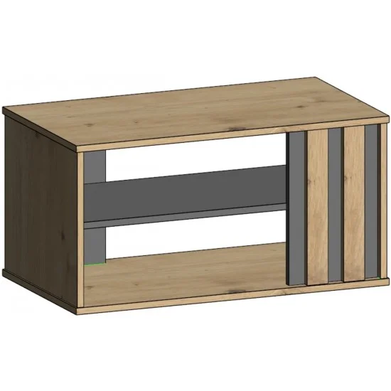 Журнальний столик T2 AD Антрацит / Дуб артізан 50 x 90 см.   2