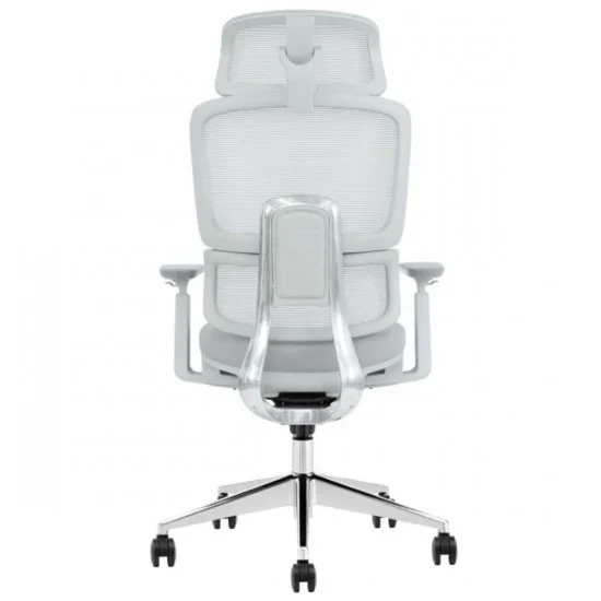 Кресло офисное WALTER серая ткань/алюминий 4