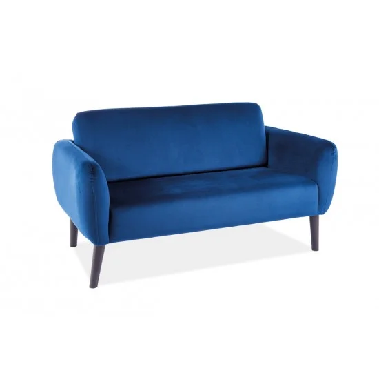 Диван ELSA VELVET синій / венге ELSAVGW 1