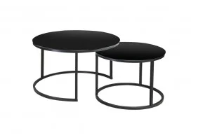Журнальний столик ATLANTA D чорний / чорний мат (комплект) ATLANTADCC