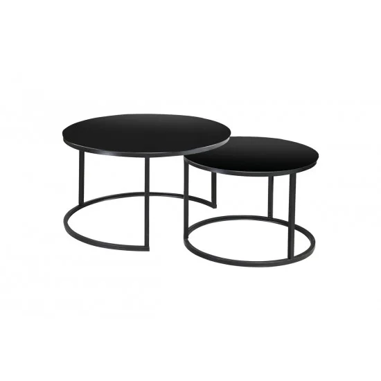 Журнальний столик ATLANTA D чорний / чорний мат (комплект) ATLANTADCC 1