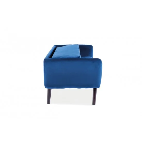 Диван ELSA VELVET синій / венге ELSAVGW 6