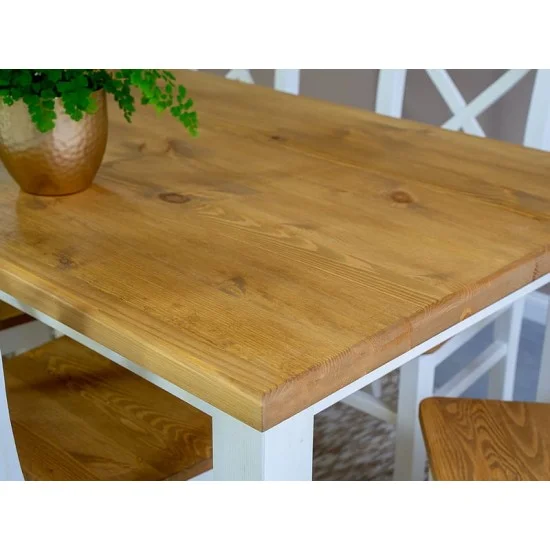 Стіл POPRAD II медово-коричневий / сосна патина 80x80 POPRAD2BMSM80 5