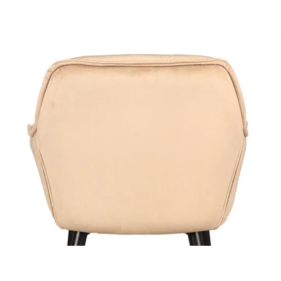 Полубарный стул CHERRY H-2 VELVET черный каркас / беж CHERRYH2VCBE 3