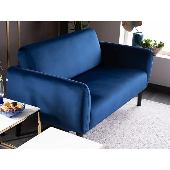 Диван ELSA VELVET синій / венге ELSAVGW 2