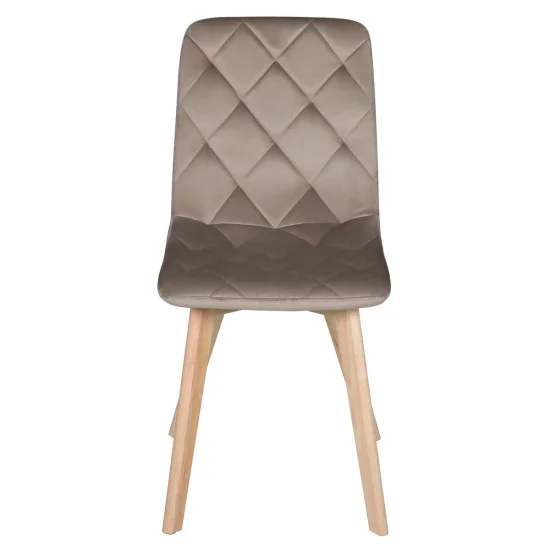 Стул ANETTE каркас дерево / Темный беж 2