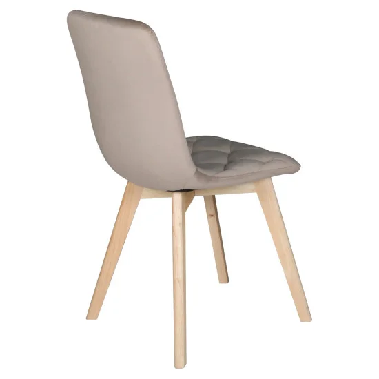 Стул ANETTE каркас дерево / Темный беж 5