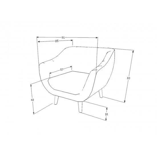 Крісло Elite Бежевий ELITE1V28BE 4