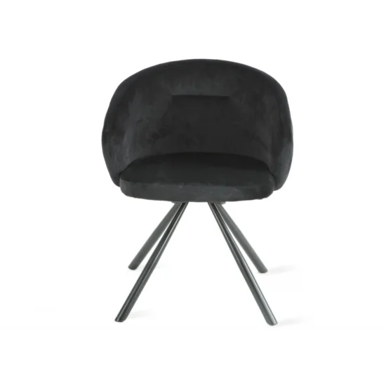 Стул KELLY черный каркас/черный 3