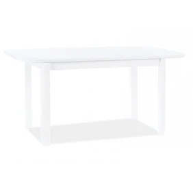 Стол обеденный раскладной DIEGO II белый мат 105 (140)x65 DIEGO2BM105