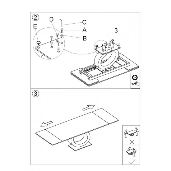 Стол OVIDIO CERAMIC 160(240)*90 черный мат/черный каркас 9