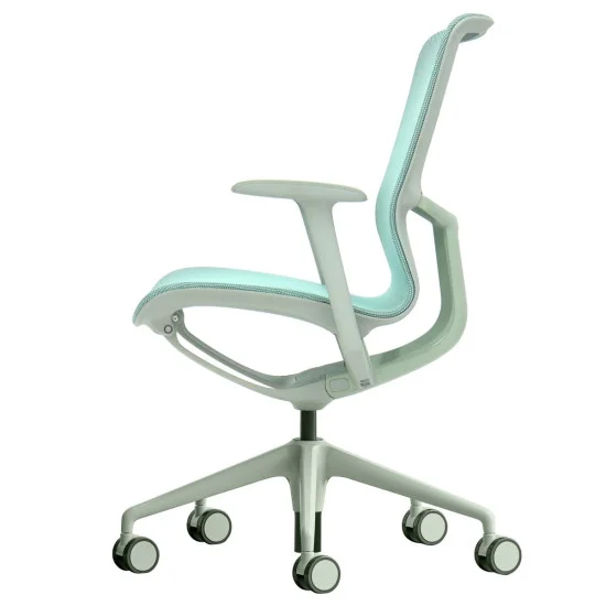 Кресло офисное REGINA зеленая сетка / зеленый каркас 4