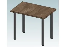 СТАНДАРТ 2 стіл дуб ансберг темний/чорний