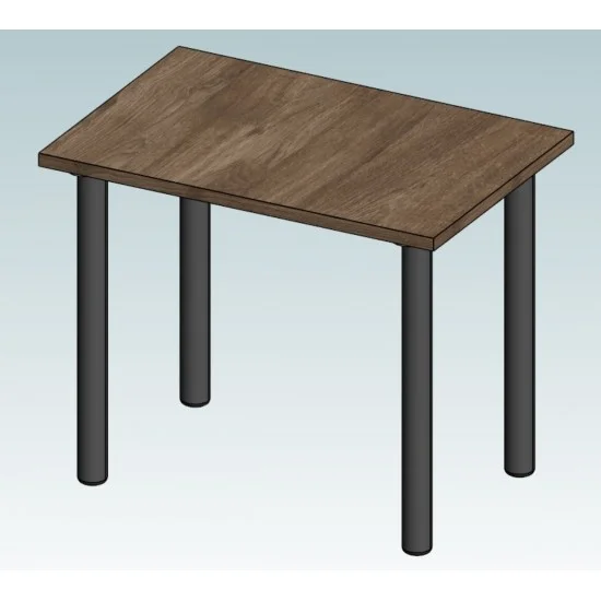 СТАНДАРТ 2 стіл дуб ансберг темний/чорний 1