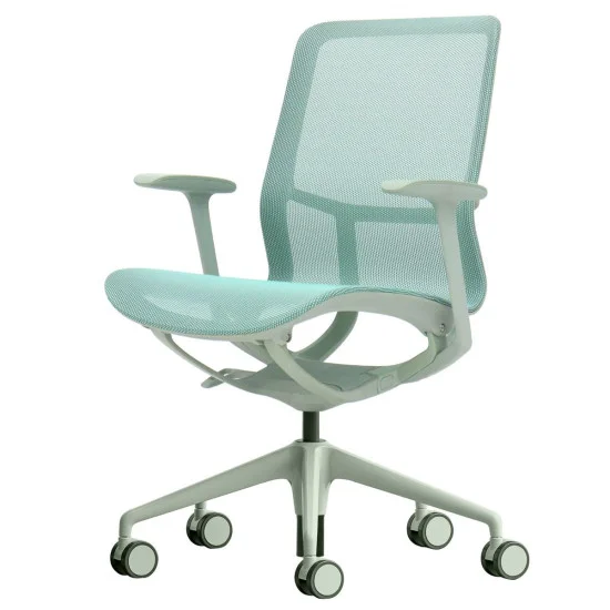 Кресло офисное REGINA зеленая сетка / зеленый каркас 3
