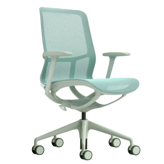 Кресло офисное REGINA зеленая сетка / зеленый каркас 1