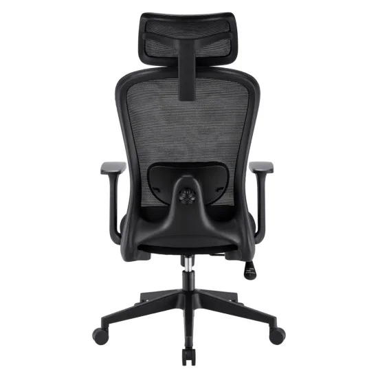 Крісло комп'ютерне JACOB чорна тканина/чорний каркас 2