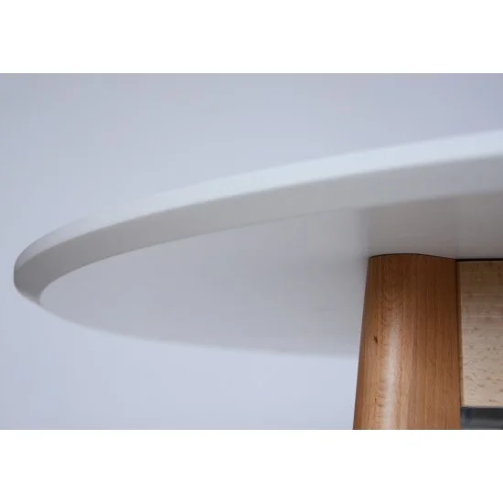 Стол обеденный AMADEO I 100*100*75 бук / белый 9