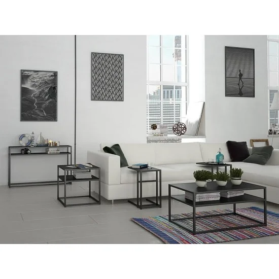 Журнальный столик SYMPHONY D черный 45x30 SYMPHONYDC 3