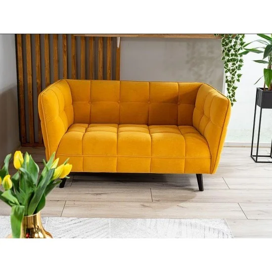 Диван CASTELLO 2 VELVET карі BLUVEL 68 / венге CASTELLO2V68 4