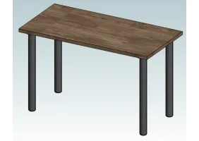 СТАНДАРТ 1 стіл дуб ансберг темний/чорний