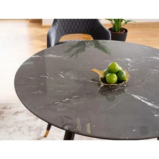 Обідній стіл CYRYL II CZARNY 100 Чорний CYRYLCCFI100 4