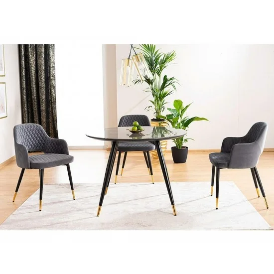 Обідній стіл CYRYL II CZARNY 100 Чорний CYRYLCCFI100 10