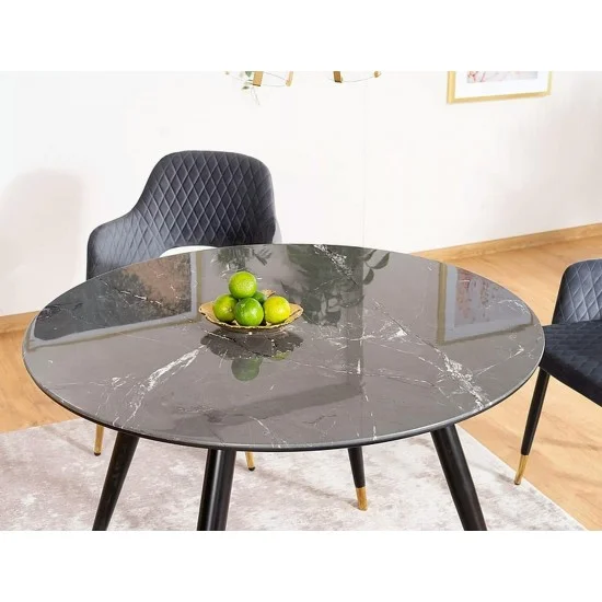 Обідній стіл CYRYL II CZARNY 100 Чорний CYRYLCCFI100 9