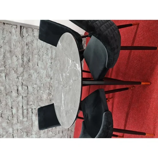 Обідній стіл CYRYL II CZARNY 100 Чорний CYRYLCCFI100 3