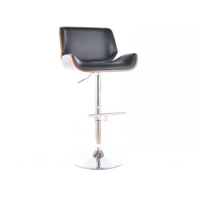 Барный стул C-405 хром черная Экокожа C405CHCOR