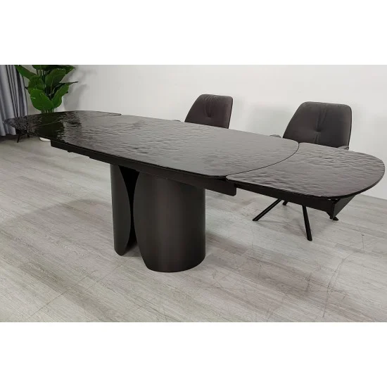 Обеденный раскладной стол EDGAR 160(240)*90 бронзовый/коричневый 8