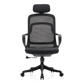 Кресло компьютерное COLE черное/черный каркас