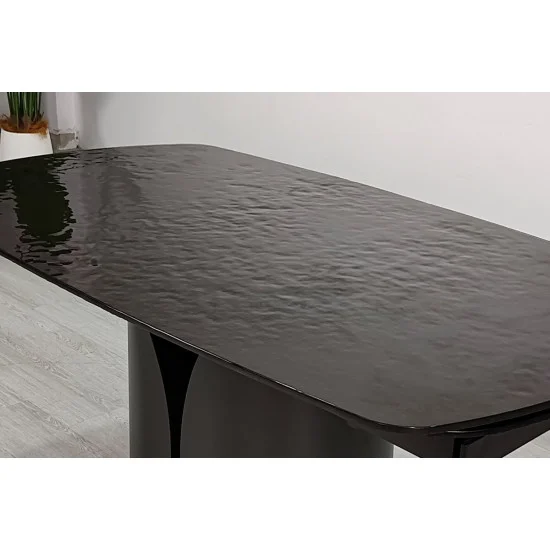 Обеденный раскладной стол EDGAR 160(240)*90 бронзовый/коричневый 10