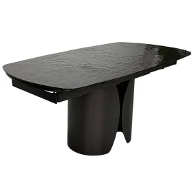 Обеденный раскладной стол EDGAR 160(240)*90 бронзовый/коричневый