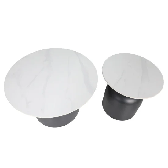 Журнальний столик MONTANA Білий глянець / Чорний (к-кт) 6