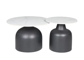 Журнальний столик MONTANA Білий глянець / Чорний (к-кт)