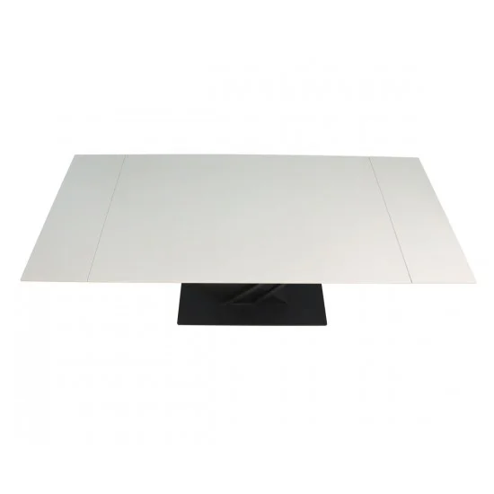 Стіл FERNANDO CERAMIC 140(200)*90 бежевий/чорний 5