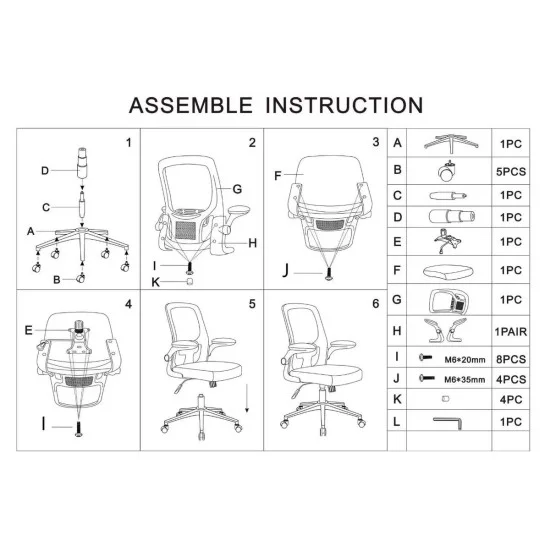 Кресло компьютерное ARIA розовое/белый каркас 6