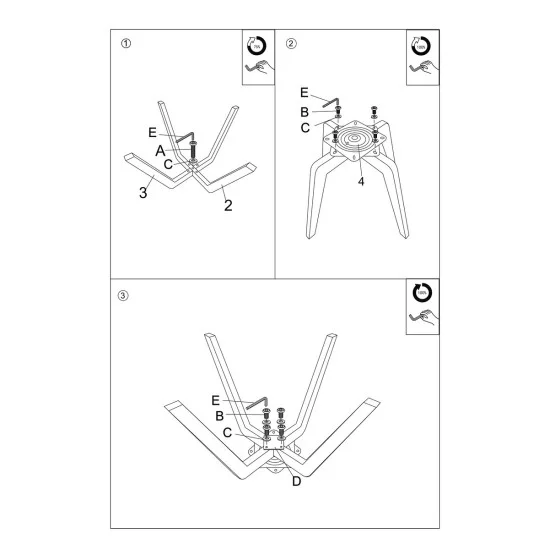 Стул LENY каркас дерево / Беж ткань оборот 180° 8