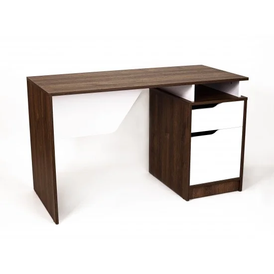 Стіл письмовий NORD 2R Дуб Експресив Бронзовий/Білий Діамант 5