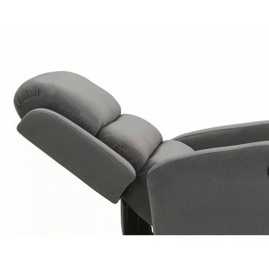 Крісло розкладне PEGAZ VELVET сірий BLUVEL 14 PEGAZCSZ 3