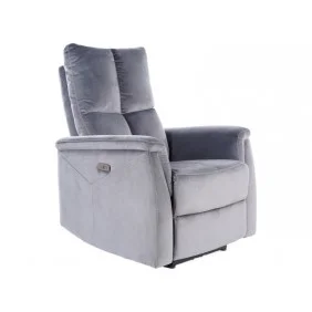 Кресло раскладное NEPTUN VELVET серый BLUVEL 14 NEPTUNVSZ