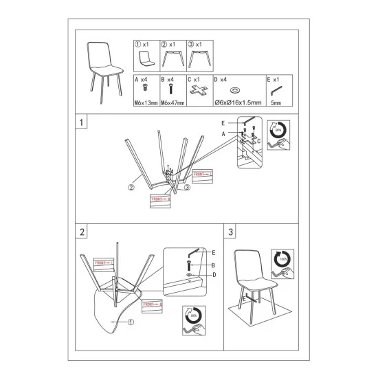 Стілець кухонний TIVO Чорний каркас / Зелений тканина 7