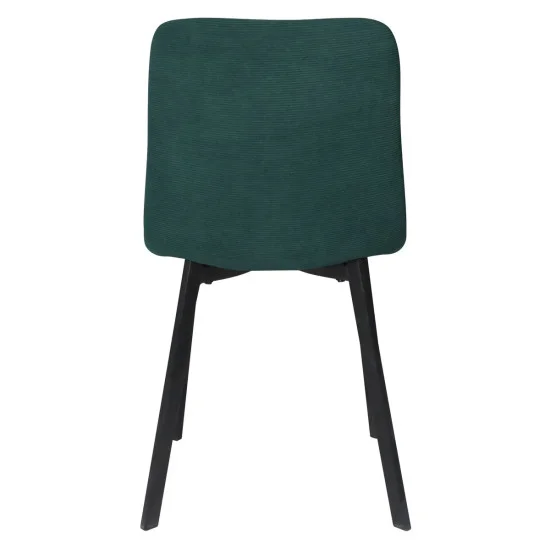 Стілець кухонний TIVO Чорний каркас / Зелений тканина 5